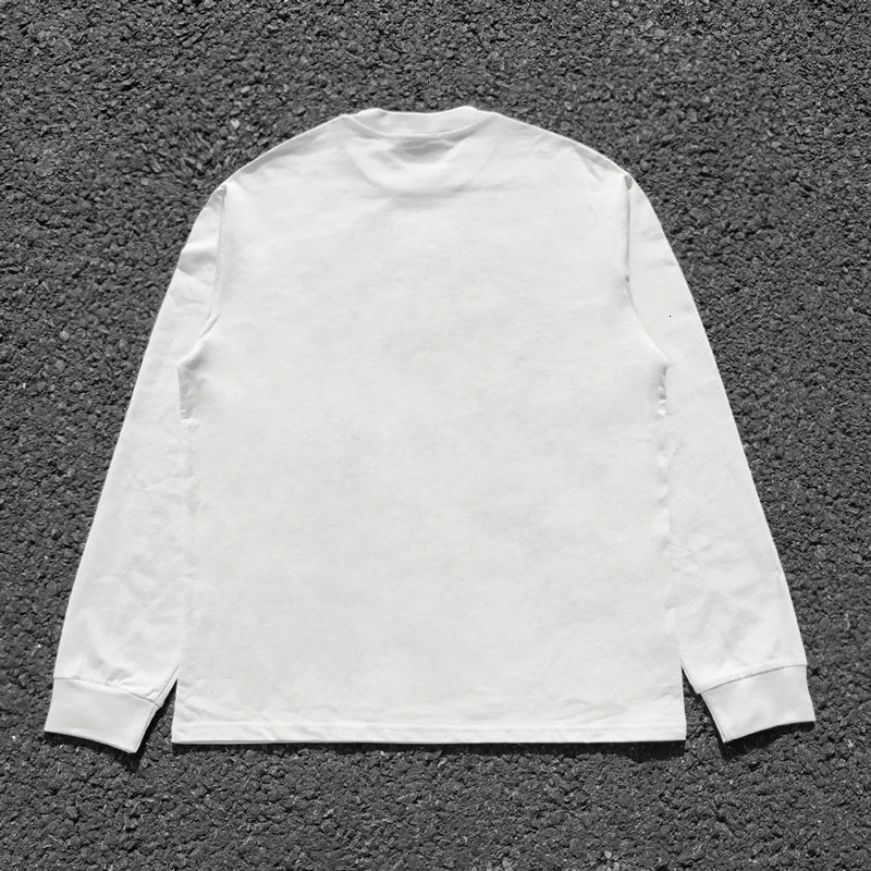 Mens Chicano Hip Hop Graphic Printed Skateboard Long Sleeve 100 Cotton T-shirt Y2K Street Clothing Spring/Summer Collection 241112