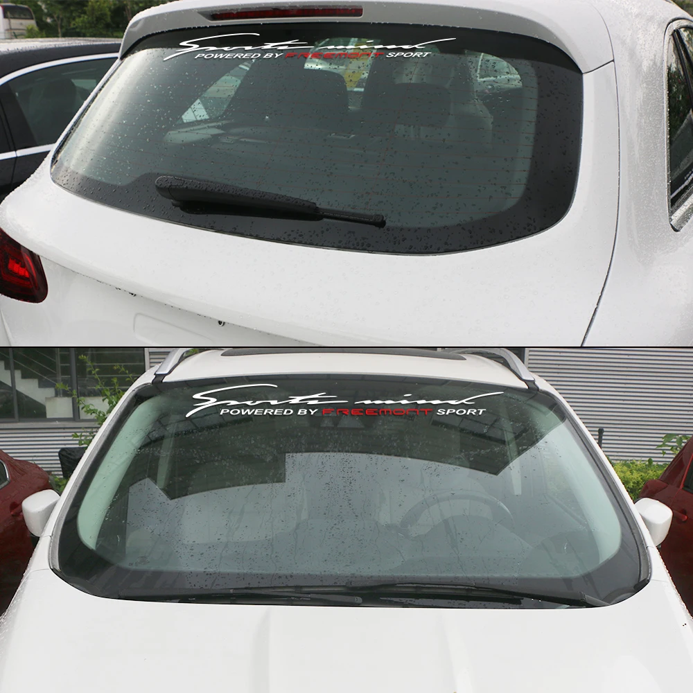 Car Windshield Motorsport Stickers For Fiat 500 ARGO BRAVO Doblo FREEMONT IDEA LINEA PANDA PUNTO SEICENTO SIENA Auto Accessories