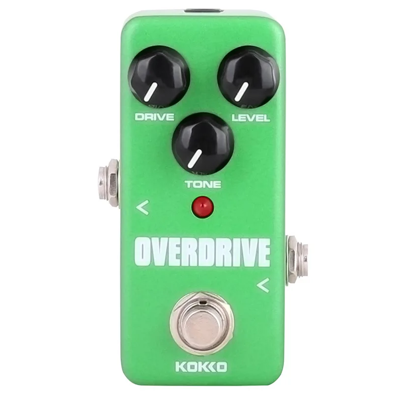 KOKKO FOD3 Over Drive Guitar Effect Pedal Mini Pedal Tuner Ac Power Adapter Powered Guitar Effect Musical Instrument Accessories