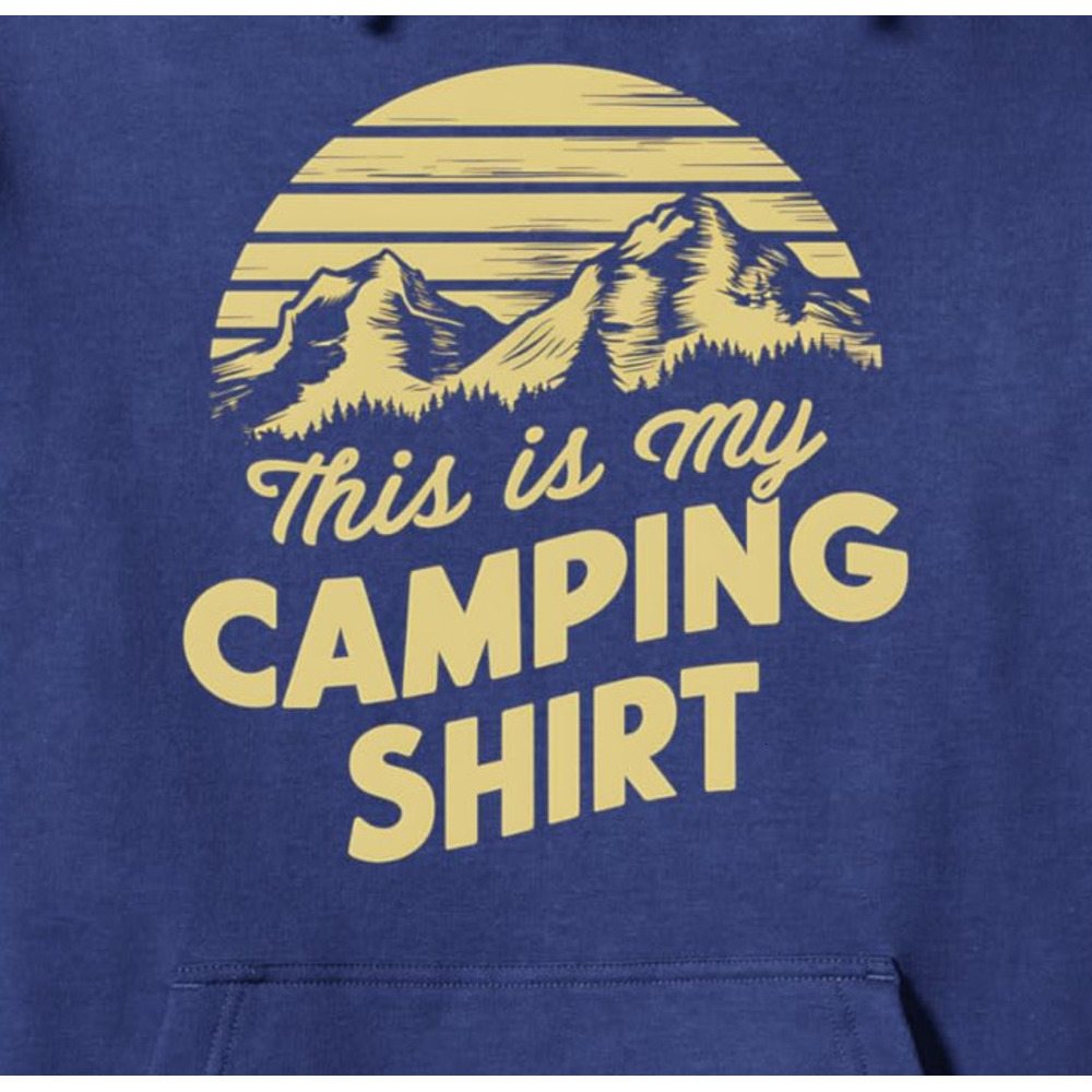 Hoodie for Mens Womens Camping Mountain Sunset My Camping Tee Design Pullover Hoodie Graphic Hoodies sweatshirt