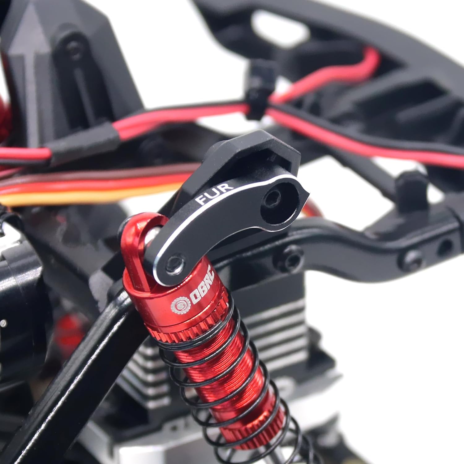 OGRC RC Shock Flex Blades Aluminum Alloy Shock Mount Adjustable Shock Bracket for TRX4M 1/18 RC Crawler Car Upgrade Parts