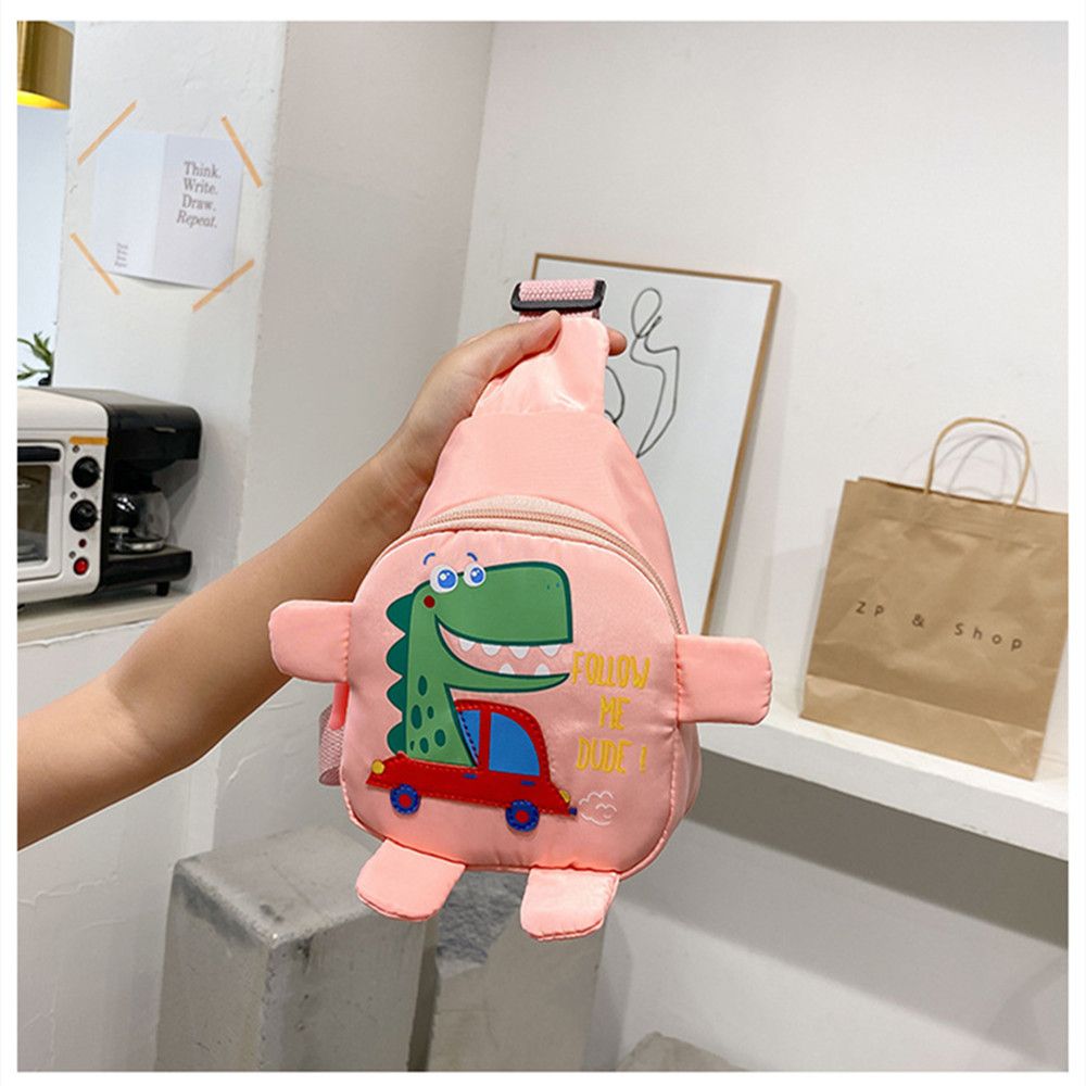 Little Kids Backpack Little Girls Mini Sling Backpack Funny Cartoon Dinosaur Print Travel Satchel Shoulder Messenger Bags