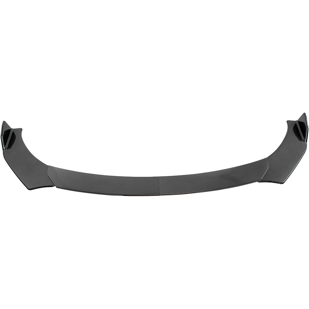 Black Car Front Bumper Lip Chin Spoiler Splitter Body Kit Guard Diffuser Deflector Lips Glossy For Tesla Model 3 2017-2020