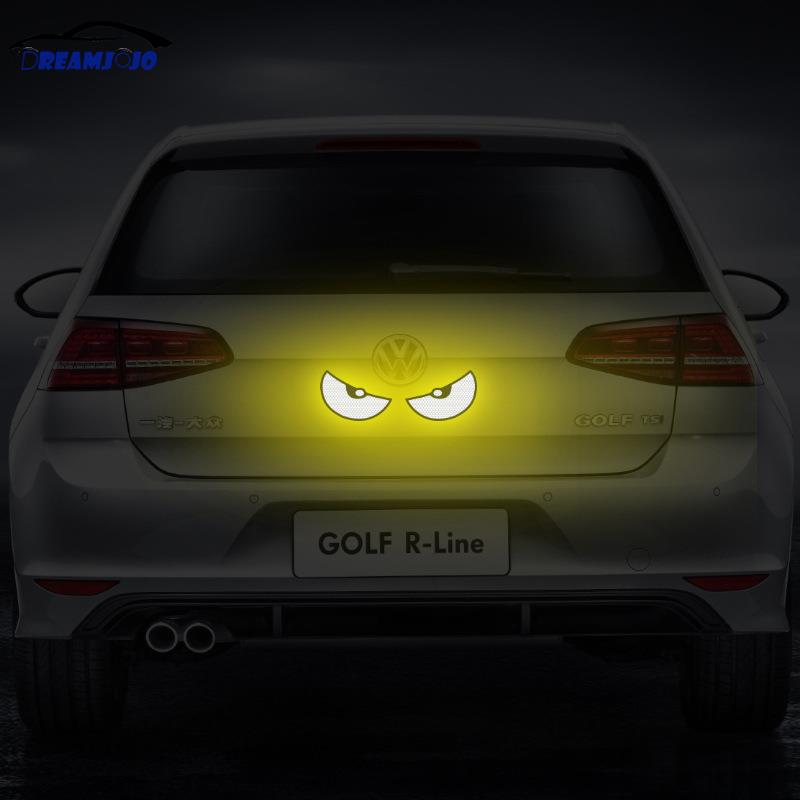 Eye Car Styling And Decal Auto Scratches Cover For Automobile Body Fuel Tank Bumper Monster Reflective Sticker Cool Trim