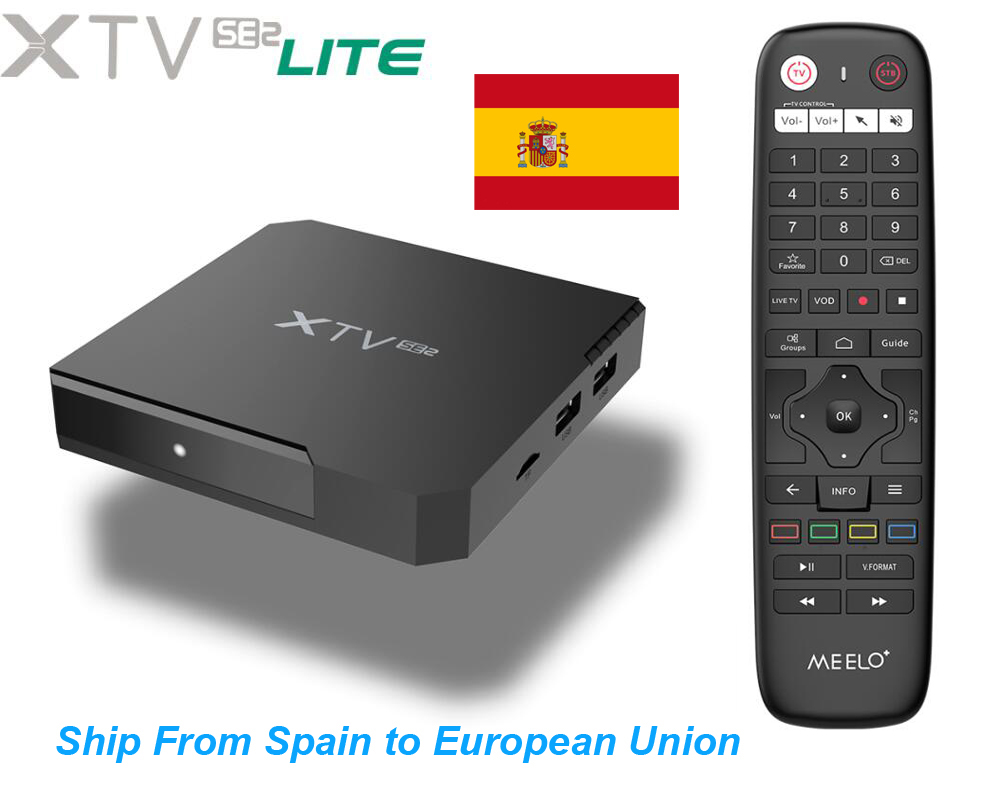 Ship from Spain MEELO PLUS XTV SE2 Lite TV Box Media Android 11 2.4G/5G WIFI Amlogic S905W2 2GB RAM 8GB ROM