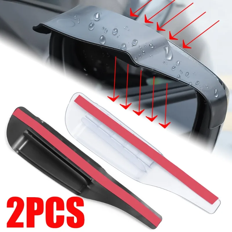 Car Rearview with Guide Universal Reversing Mirror Rain-proof Shield Truck Air Dried Type Rain Eyebrows