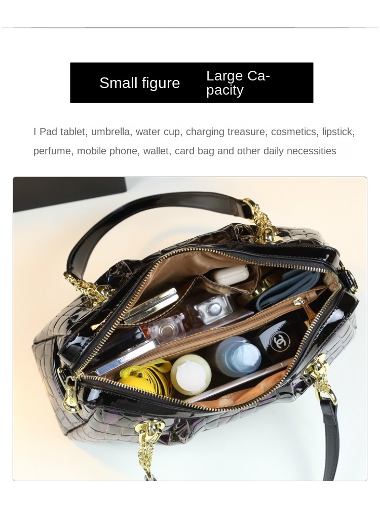Genuine Leather Women Handbags 2024 New Fashion Female Portable Tote Bag Large-Capacity Cowhide Middle-Aged Mother Shoulder Bags BagVoyage