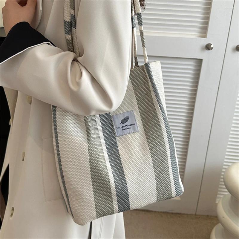 Free Shipping Shoulder Bags Summer For Woman 2024 Stripe Designer Crossbody Shopper Storage Women Casual Canvas Commuter Handbag Designer Bag Luxury B