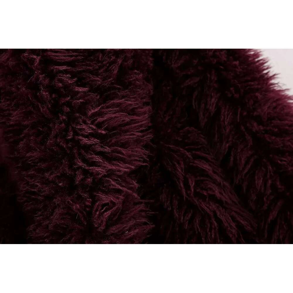 shanshi fur coat women Wind Winter Season New Personalized Collar Imitation Fur Coat