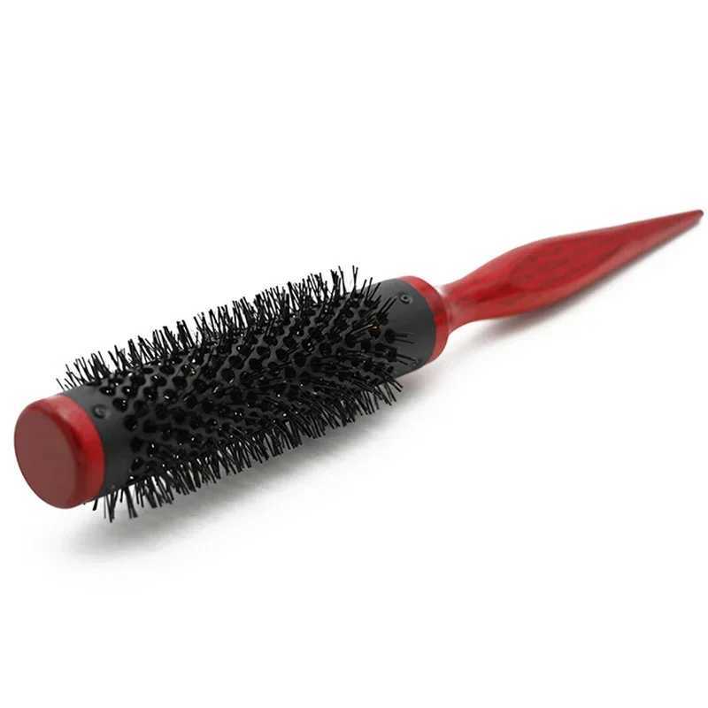 Professional anti-static curling hair comb bristle curling hair brush curling hair brush beauty salon barber curling iron W241112