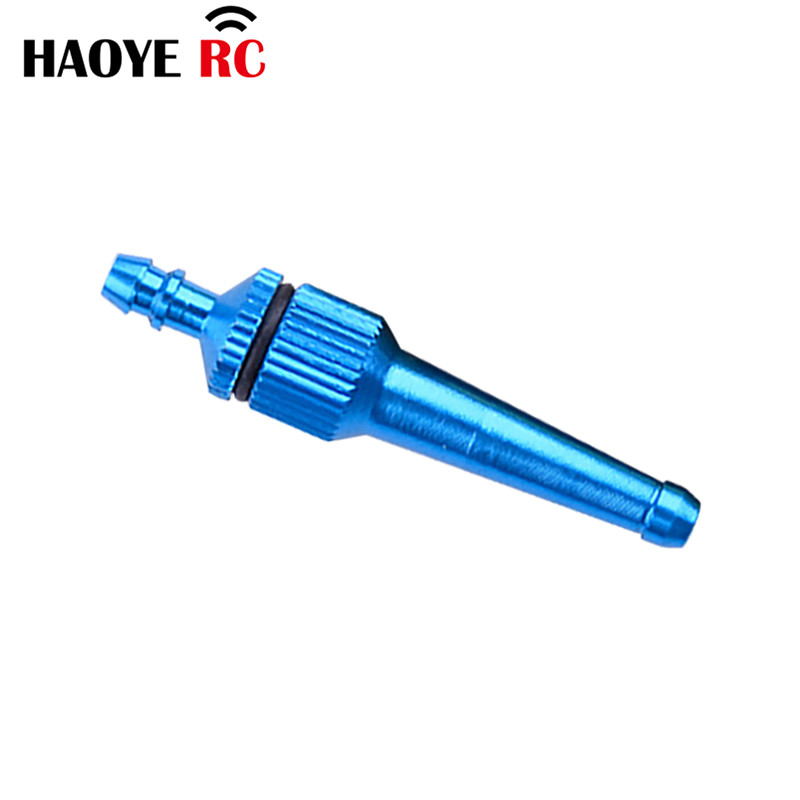HY 1 Pc Alu Straight Plug Gas Glow Dot Alloy Oil Nozzle With Filter Screen For Fuel Tank Accessorie