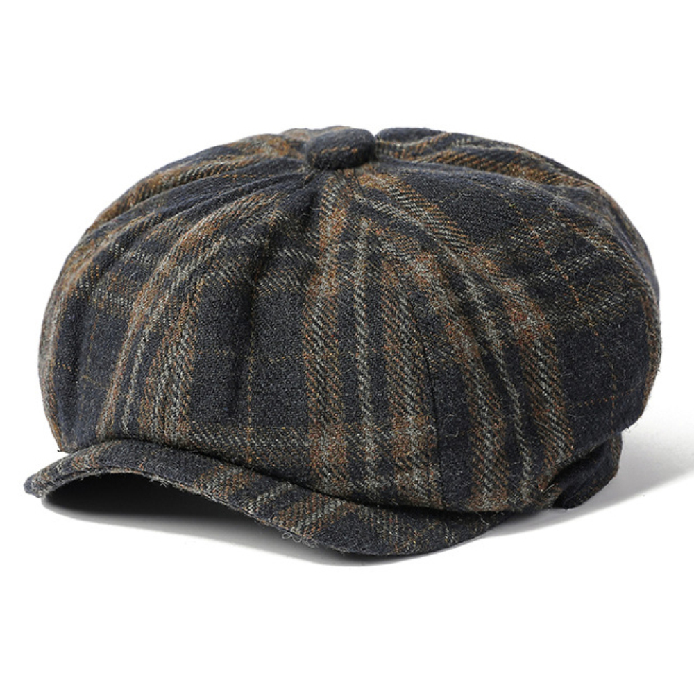 HT4236 Berets Men Women Plaid Octagonal Cap Male Female Retro Artist Painter Hat Beret Cap Autumn Winter Wool Beret Hat 201c4 5 85d9c