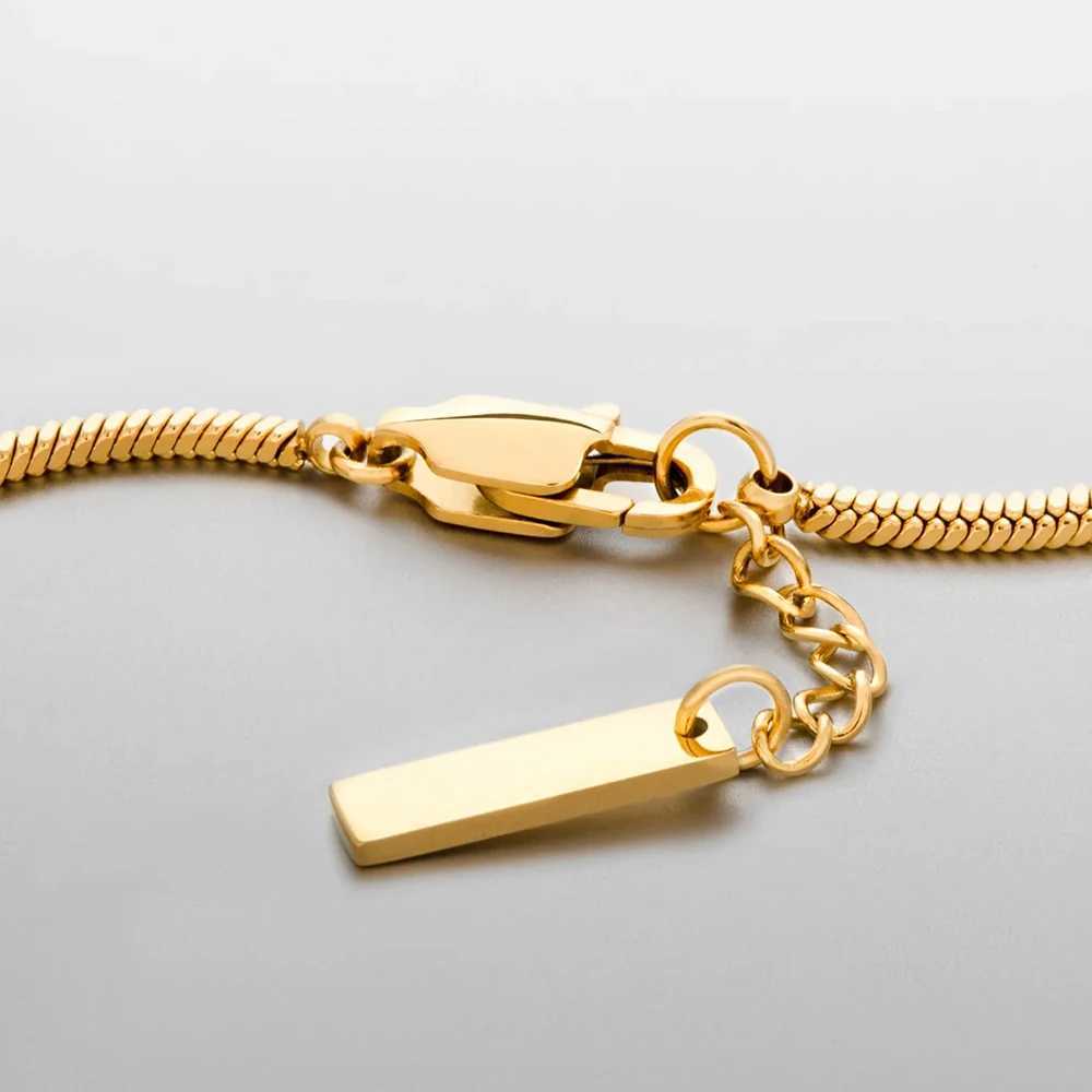EManco 1.5MM Square Chain Bracelet Mens Titanium Steel Bracelet Simple New Jewelry Wholesale Direct Marketing W241111