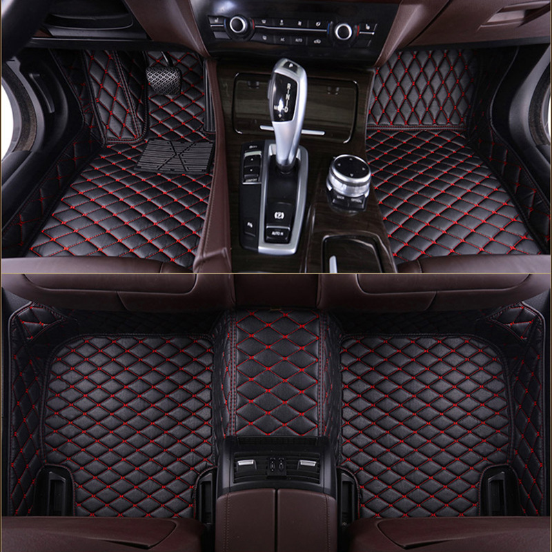 Custom Car Floor Mats for all models 5 E34 E39 E60 E61 F10 F11 F07 6 Series GT F12 F13 F06 640 Interior Accessories