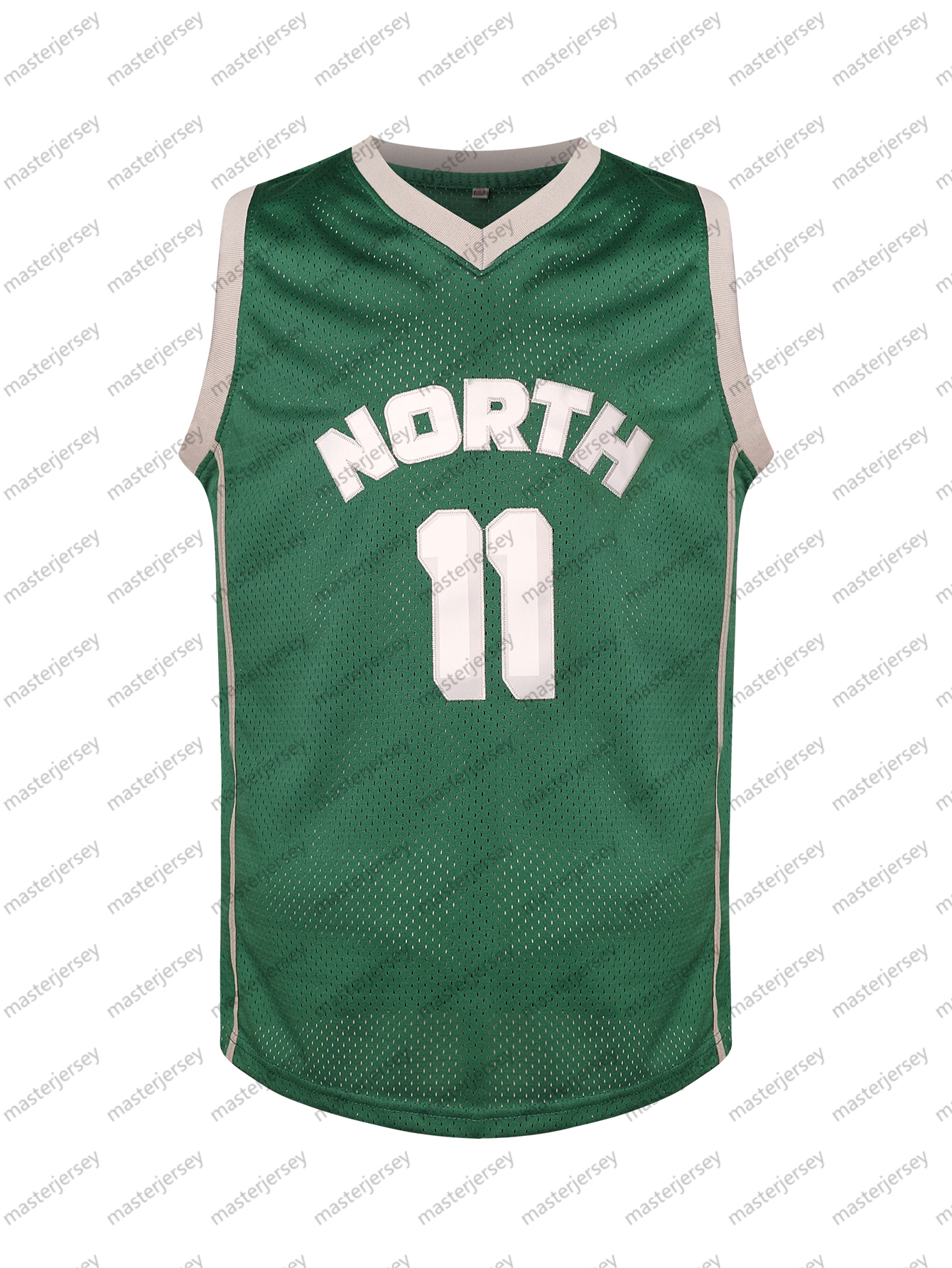 #11 YOUNG Men's Basketball Jersey Sweatshirt - Embroidered Movie Mesh Letters & Numbers, Crew Neck Sleeveless Training Vest, Loose Fit Athletic T