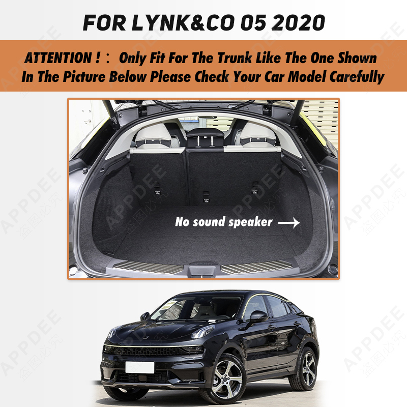 Auto Full Coverage Trunk Mat For LYNK&CO 05 2020 Anti-Dirty Car Boot Cover Pad Cargo Liner Interior Protector Accessories 3d2b9