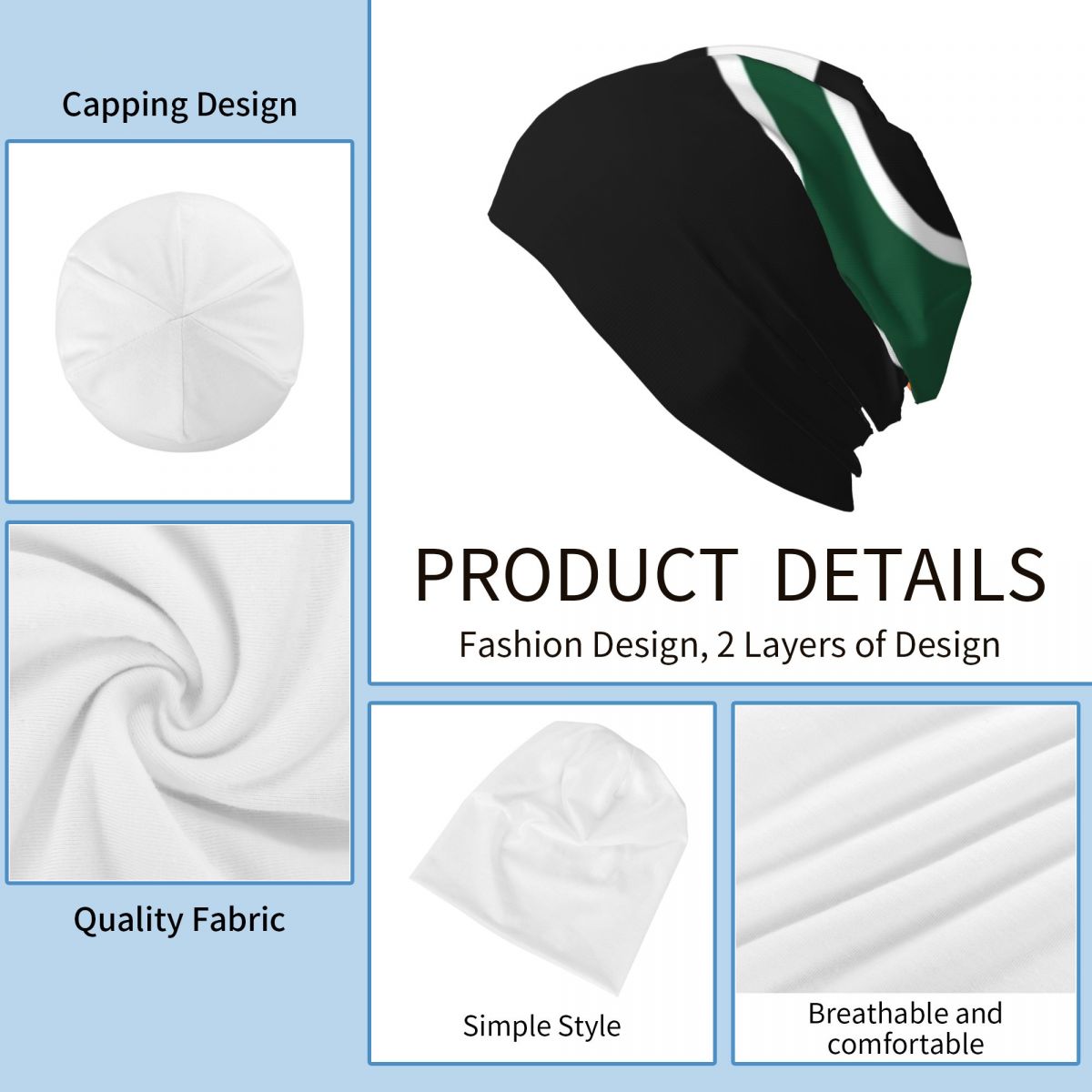 Miami hurricanes Knit Snap Back western hats Anime Golf Hat Women Men's