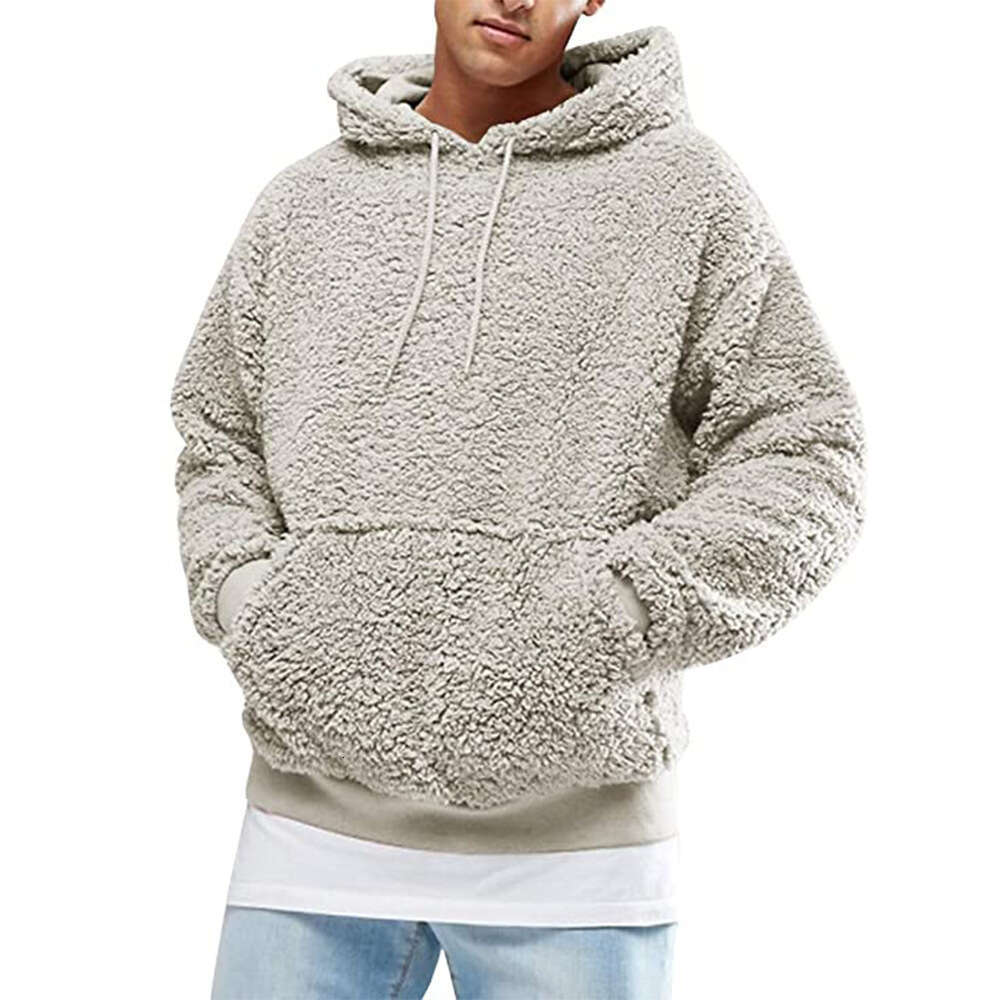 2023 Autumn And Winter Woolen Hooded Men's Hoodie
