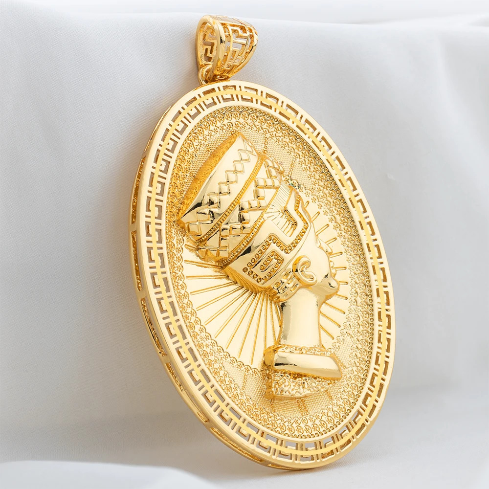 YM Mermaid Pendant 3PCS 40/60/80cm Necklace Womens Charm Chain Pharaoh Pendant Copper Jewelry Accessories 241112