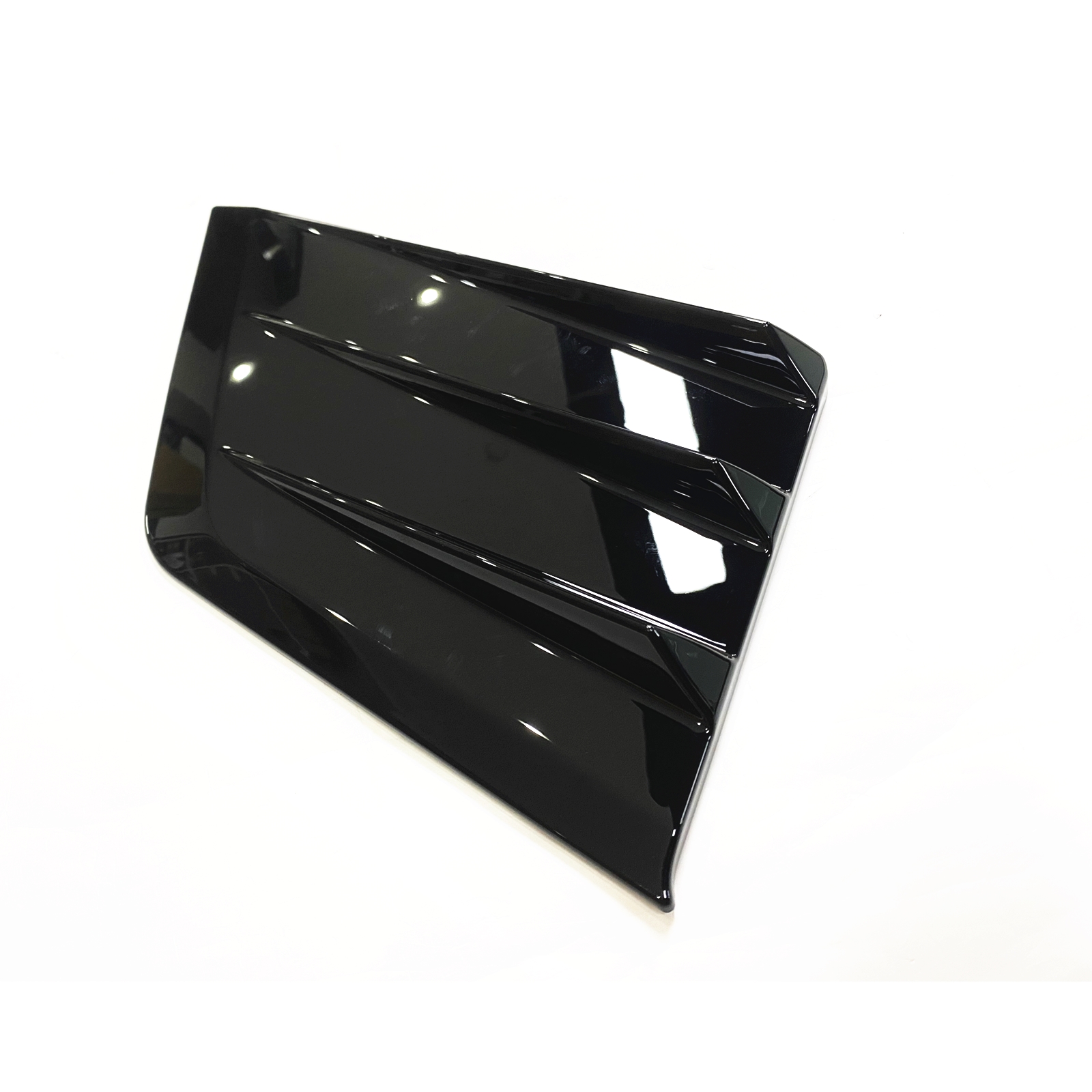 For G20 LCI 330i M340i 2023-2024 M Sport Front Bumper Side Canards Spoiler Cover Gloss Black Air Vent Frame Splitter Trim