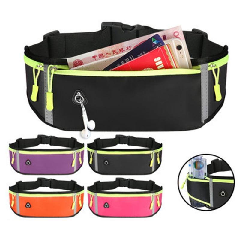 Running Bag Waist Bag Sports Phone Bag Men Women Waterproof Gym Bag Hold Water Cycling Phone Case Running Belt Portable 45e77