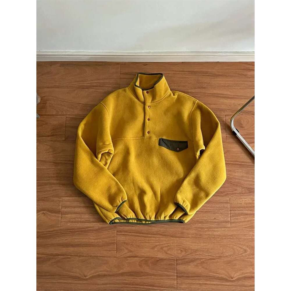 Men's Veet Warm Fleece Fashion Stand Collar Long Sleeve Cashmere Thick Coat Men Plush Teddy Outdoor Hardshell Jacket