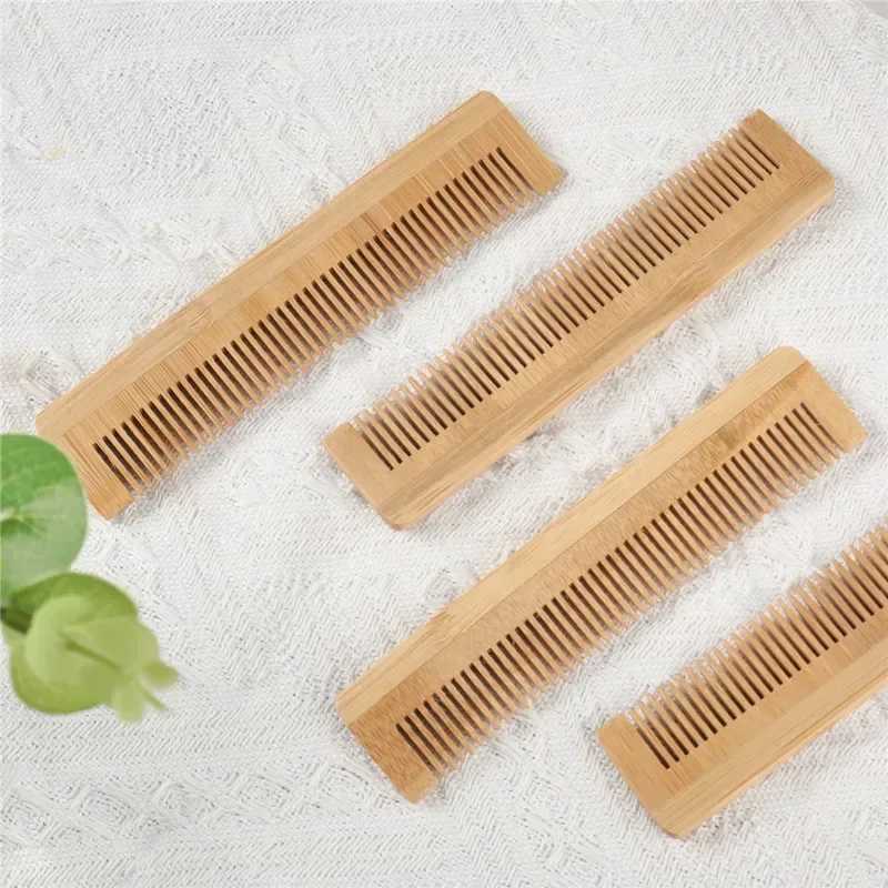 Wooden comb bamboo massage hair comb natural anti-static hair brush hair care massage comb mens hair styling tool W241112