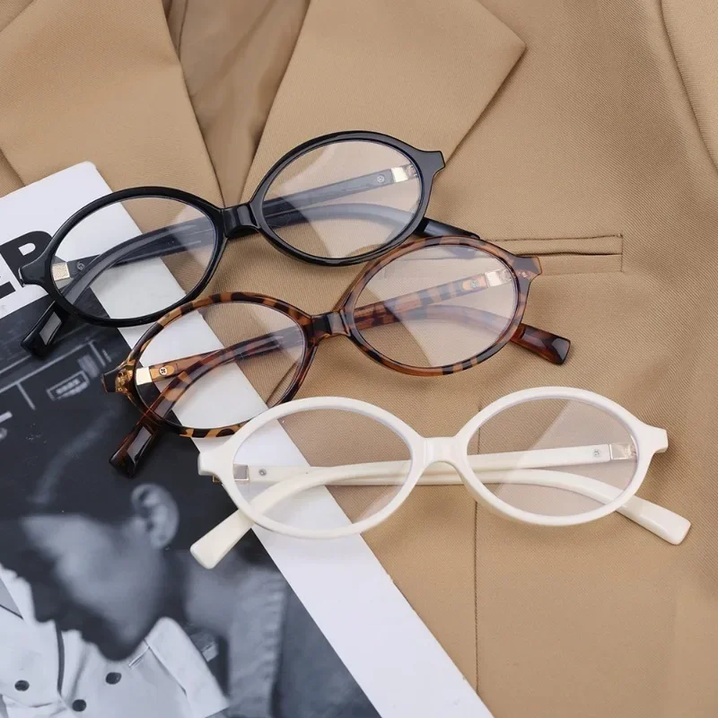 Y2K Oval Frame Glasses Women: Trendy Anti Blue Light, Computer Eyewear 4 92fbf