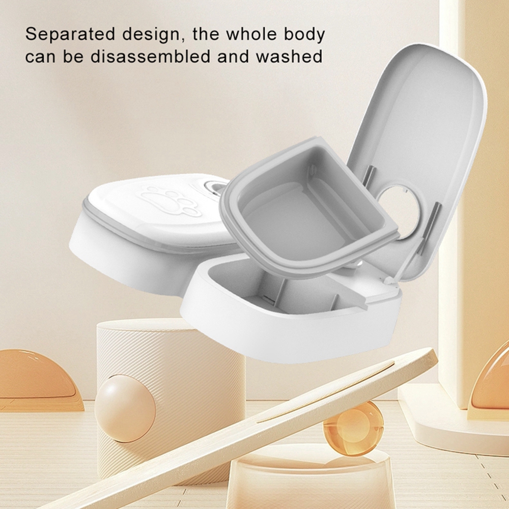 free shipping Automatic Pet Feeder Dogs Cats Wet and Dry Food Box Battery Operated Timed Feeders Washable for Home Outdoor Puppy Kitten