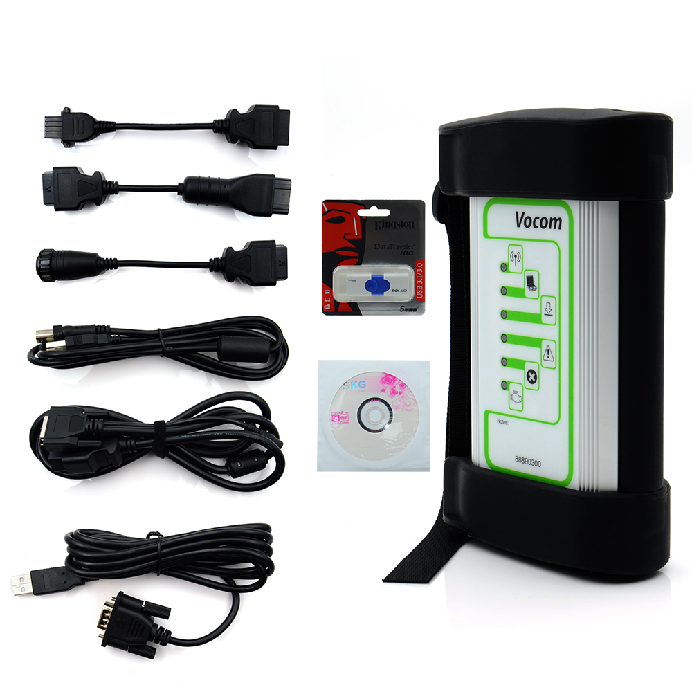 For Voo Vocom 88890300 Interface PTT V2.7/2.8 For Heavy Duty Truck For Renault/UD/k Truck Diagnostic Tool e1b91