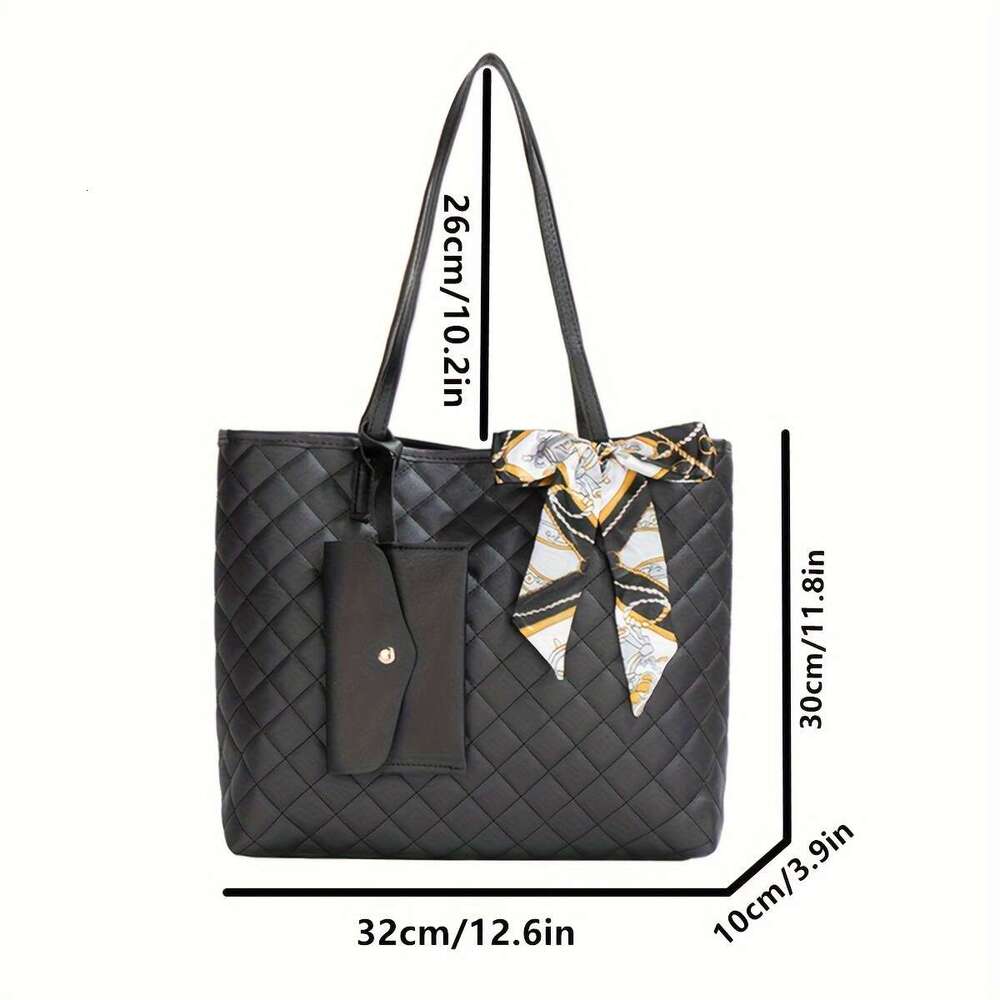 Tote women's dia lattice shoulder wholesale large capacity son and mother two-piece set bag texture handbag