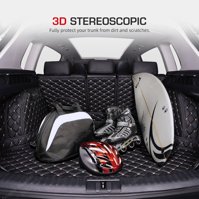 Auto Full Coverage Trunk Mat For Tank 500 7-Seat 2022 2023 Leather Car Boot Cover Pad Cargo Liner Interior Protector Accessories e90ac