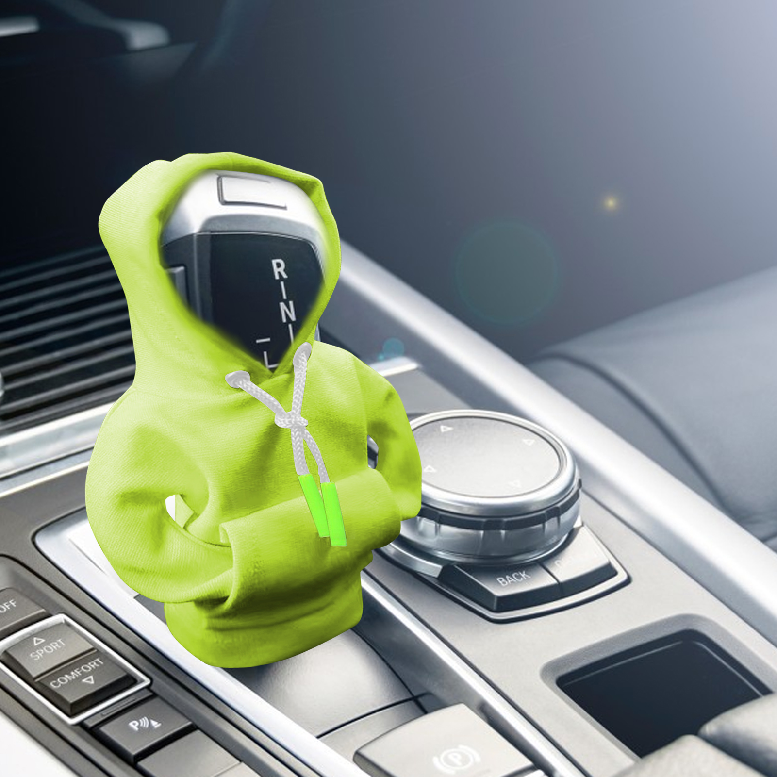 Shift Knob Hoodie Flannel Hoodie Gear Cover For Car Shifter Universal Fit Hoodie For Car Shifter Car Interior Decorations Shift cd3c4 5 28bbd