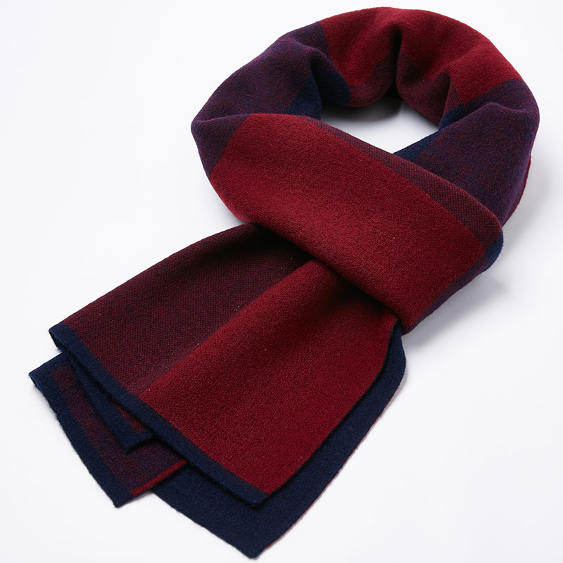 Classic Autumn & Winter Warm Plaid Men Cashmere Scarf Scarves High Quality Real Wool Soft Striped Long Scarf c4218 5 2988c