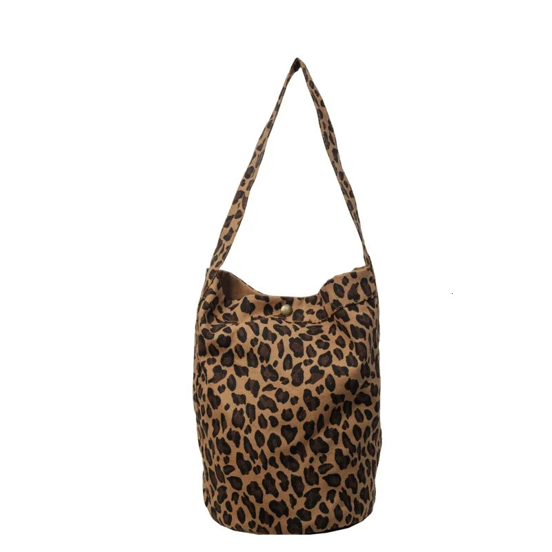 Leopard Print Shoulder Bag Hass Basic Style Classic Style Cross Body Bag Womens Fashion Bolsas Femininas 241111
