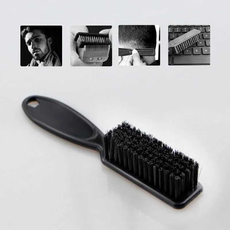 Plastic handle for hair removal soft hair cleaning hair clipper neck dust collector hair removal comb hair styling tool golden comb W241112