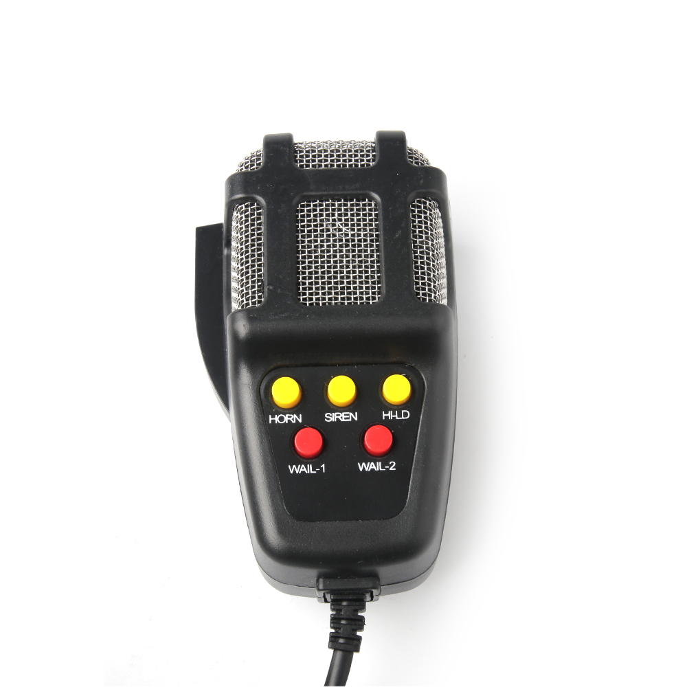 12V 100/80W Car Horn with MIC Loud Motorcycle Siren Vehicle Truck Warning Alarm Loudspeaker Plastic Police Firemen 5/7 Sound DC
