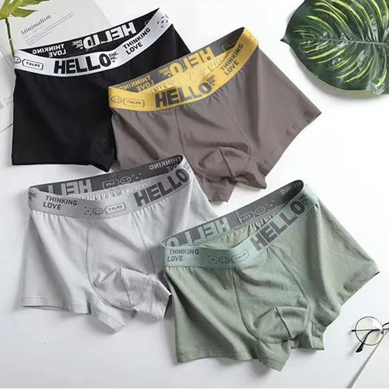 10 pieces of mens underwear shorts boxing underwear breathable mens underwear comfortable mens boxing shoes Plus size M-4XL 241112