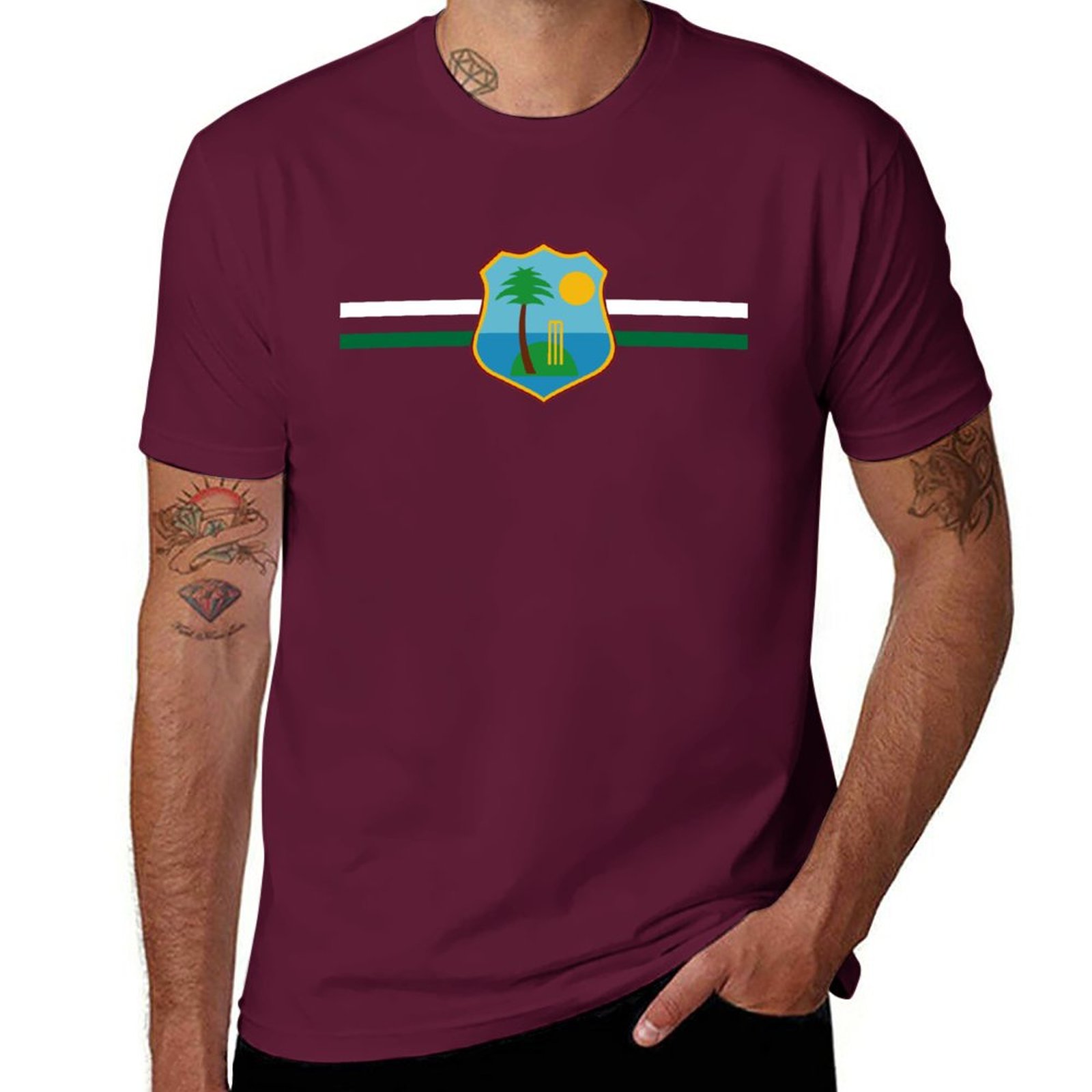 New West Indies Cricket 01 T-Shirt Anime t-shirt oversized t shirts mens graphic t-shirts pack