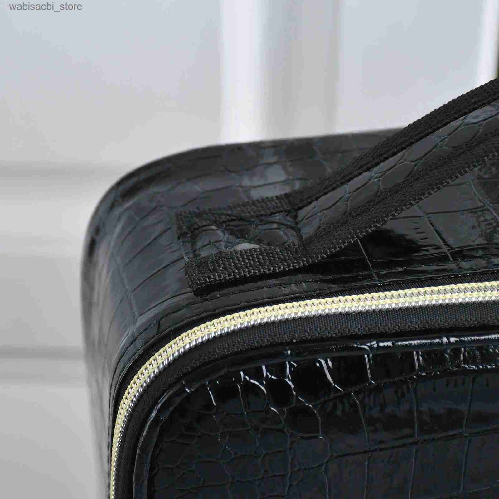 Cosmetic Bags 2021 New PU odile Waterproof Cosmetic Bag PU Leather Travel Large Capacity Beauty Makeup Case For Women L49