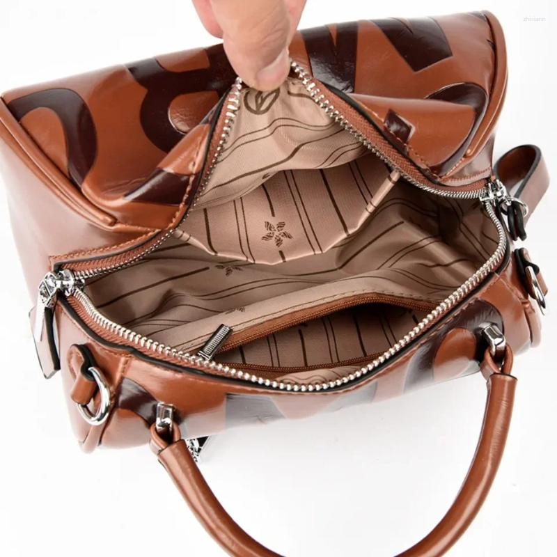 Totes Women Leather Handbags Shoulder Bag Crossbody Bags For Large Capacity Purse High Quality zhanyishengli