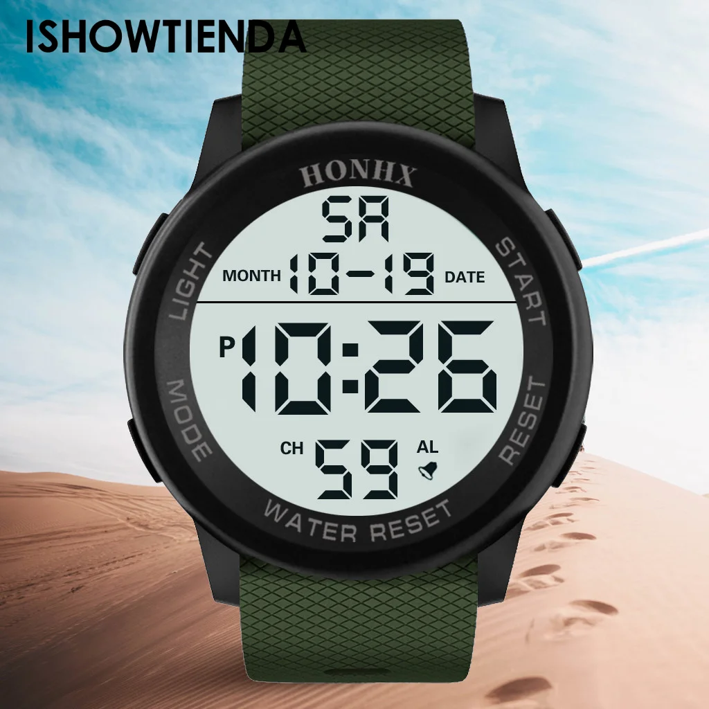 Luxury Men Analog Digital Watches Mens 2023 Military Sport Led Wrist Watch Vintage Luminous Electronic Watches Hombre