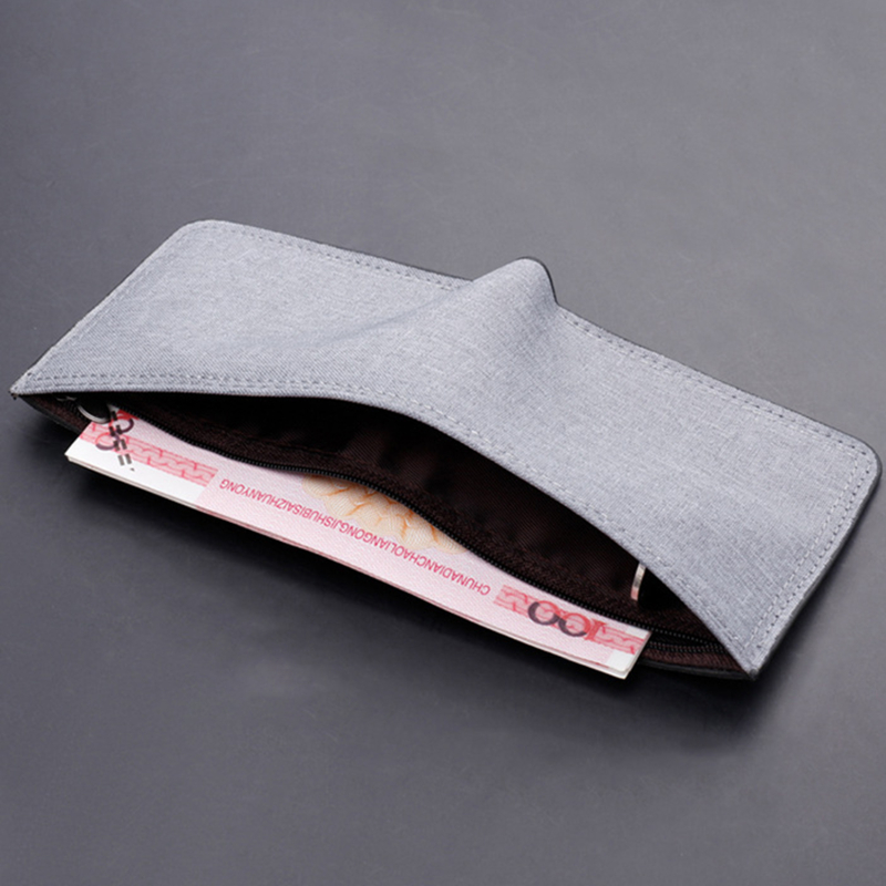 Men's Wallet Coin Purse Short Slim Men's Wallet Credit Card Bi-fold Canvas Wallet Casual Card Holder Small Vintage Coin Pouch