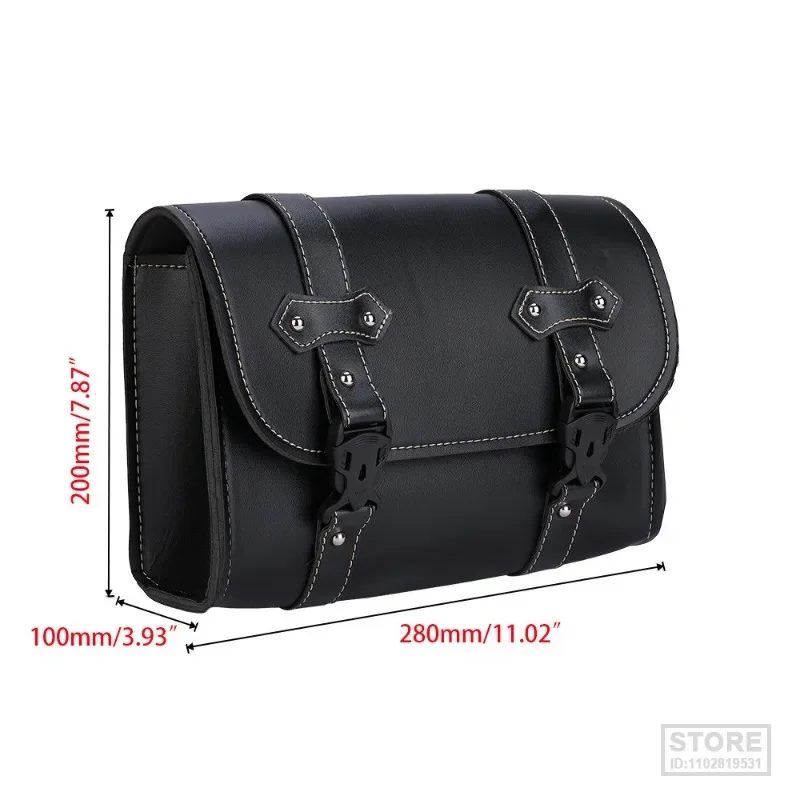 For Harley Sportster XL883 XL1200 Honda CMX 300/500 Motorcycle Saddlebag Lage Saddle Storage Pocket Tool Bag accessories