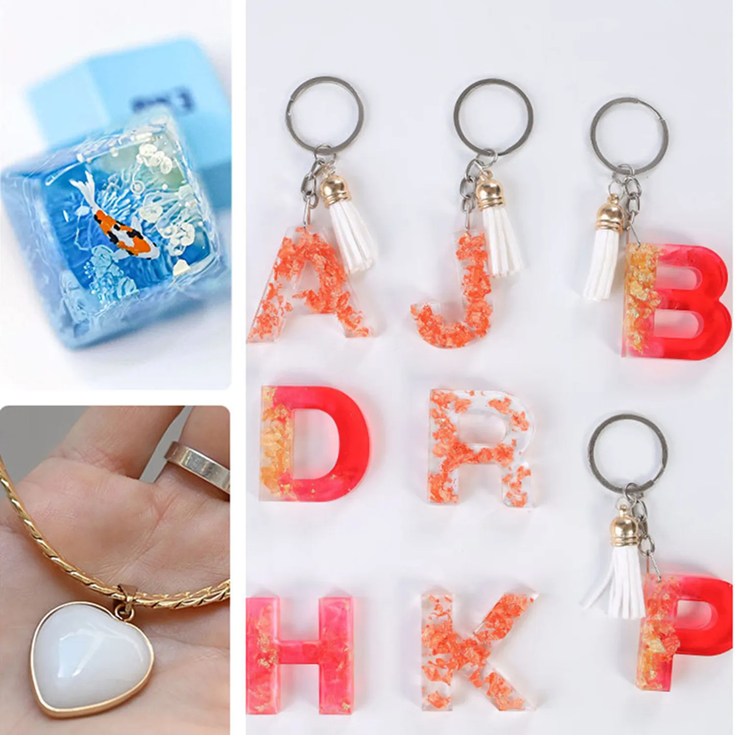 500ml 1:1 AB Resin Epoxy Glue Kit High Adhesive Hardener Crystal Glue for DIY Jewelry Making Mixed Clear DIY Resin Mold Crafs