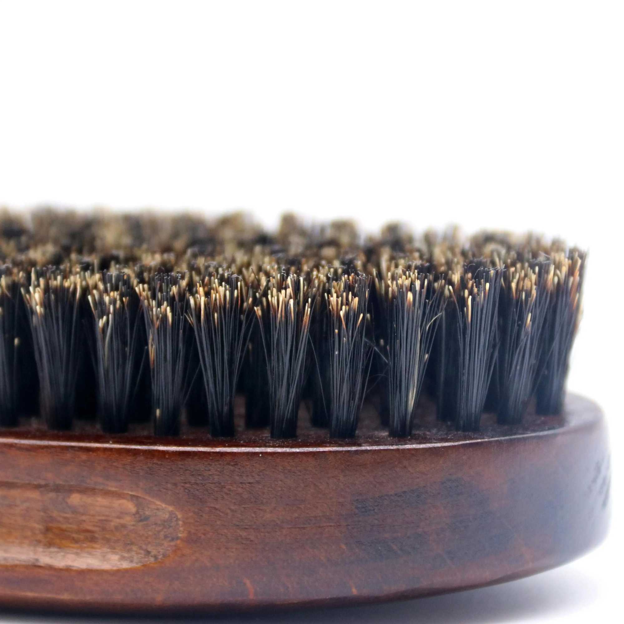 2022 New Natural High Quality Mens Beard Brush Vintage Wooden Beard Comb Used for Mustard Shaving Facial Massage Facial Hair Cleaning W241112