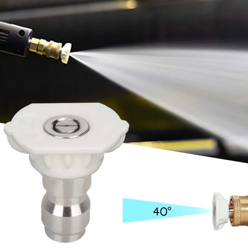 Car High Pressure Gun Cleaner Soap Foam Sprayer Nozzles Quick ReleaseTip Fitting 0 15 25 40 Degree Water Jet Washing Tools