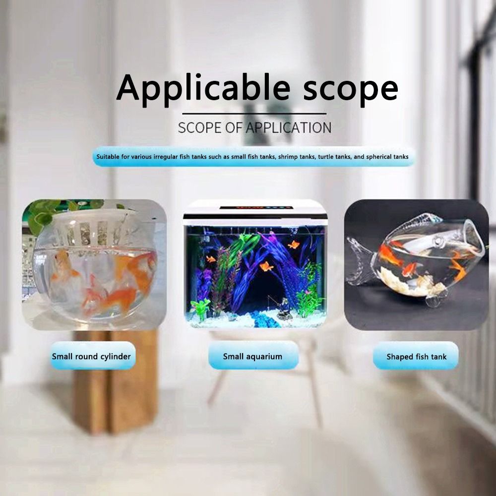 Fish Tank Filter Ultra-quiet Aquarium Pneumatic Filter Accessories Practical Mini Purifier Multi Layer Media Filter