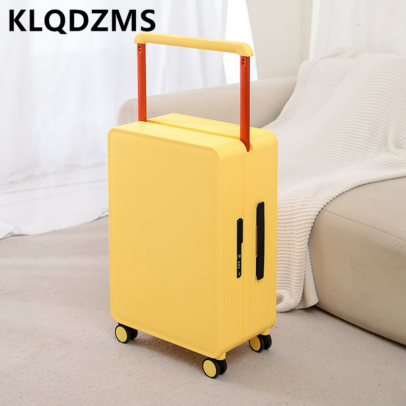 KLQDZMS High Quality Lage 24 Sturdy Trolley Case 20 Inch Unisex Boarding Box PC Travel Bag with Wheels Rolg Suitc 6399 4