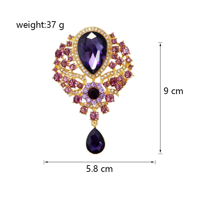 2023 New Trendy Crystal Brooches For Women Man Designer Unisex Brooch Pins Jewelry Clothing Accessories Party Gifts 4e8a3 5 44bff